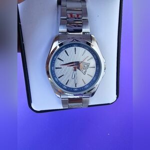 New England Patriots Watch Avon Release Mens 3 Hand 2012